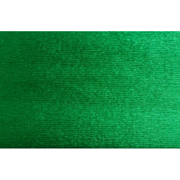 Бумага креповая в пакете "Проф-Пресс" металлизированная, зеленая арт. Б-2305