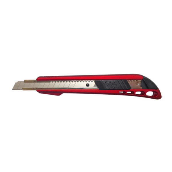 Нож канцелярский "Lamark" 9 мм корпус soft touch, красный арт. CK0209