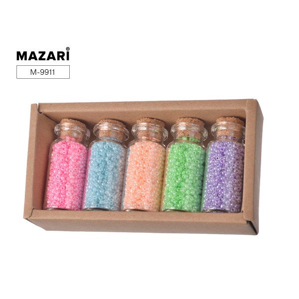 Набор для творчества "Mazari " бисер 5 цветов 15,5 гр. арт. M-9911