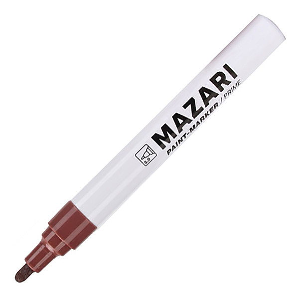 Маркер - краска "Mazari Prime" 2мм кофейный 12/480 арт. M-5043-85
