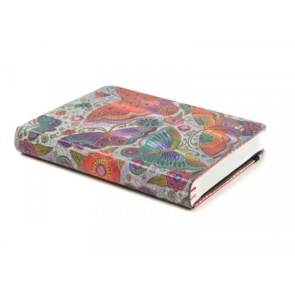 Ежедневник Paperblanks 2018 Flutterbyes Midi 130*180мм, 160стр DE4246-4 (понедельн. формат, левосторон) (1/18) арт. DE4246-4