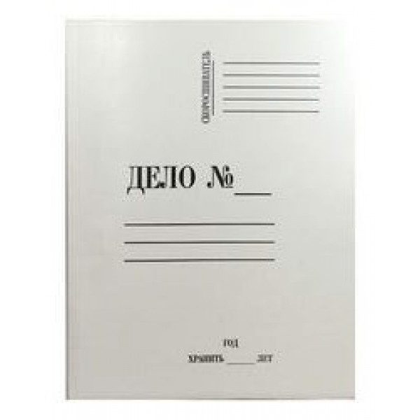 Скоросшиватель мелованный белый 450 гр (220 шт/упак./14кг) №4 (Зажим КОРЕЯ) арт. 4