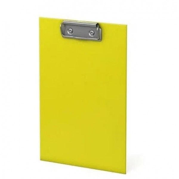 Планшет А5 "ErichKrause Neon" с верхним прижимом желтый 1/4 арт. ЕК-49442