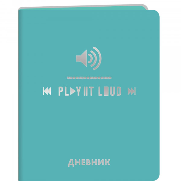 Дневник Универсальный "Эксмо Silver Lines.Sound" интегр. переплет, кожзам. 1/16 арт. ДИКФ224801