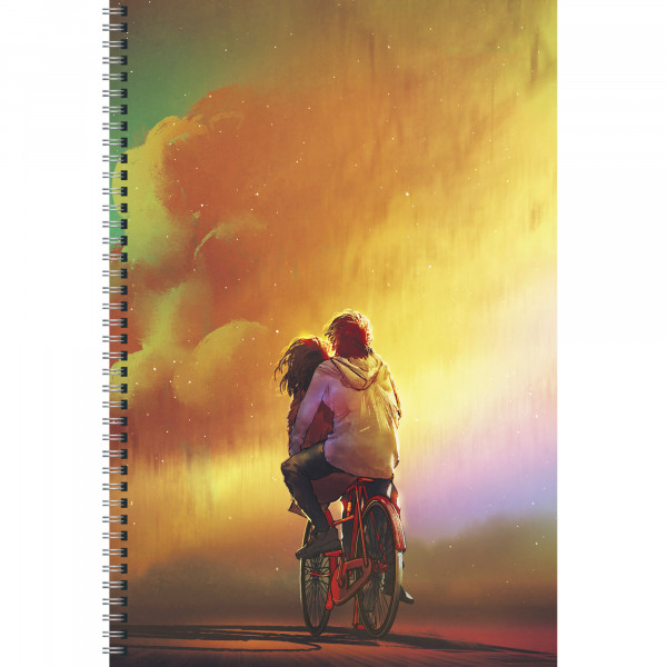 Тетрадь 96 л А4  Канц-Эксмо " New day. Дизайн 3" клетка, евроспираль арт. ТС4964904