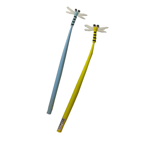 Ручка гелевая "Mazari Dragonfly" 0.5мм игольч., синяя (стерж. 130мм) 1/12/144 арт. M-5451-70