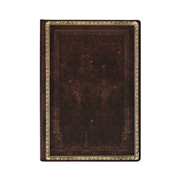 Ежедневник Paperblanks 2020 Black Moroccan Midi 130*180мм, 160стр DE6183-0 (понедельн. формат, вертик) (1/36) арт. 6183-0